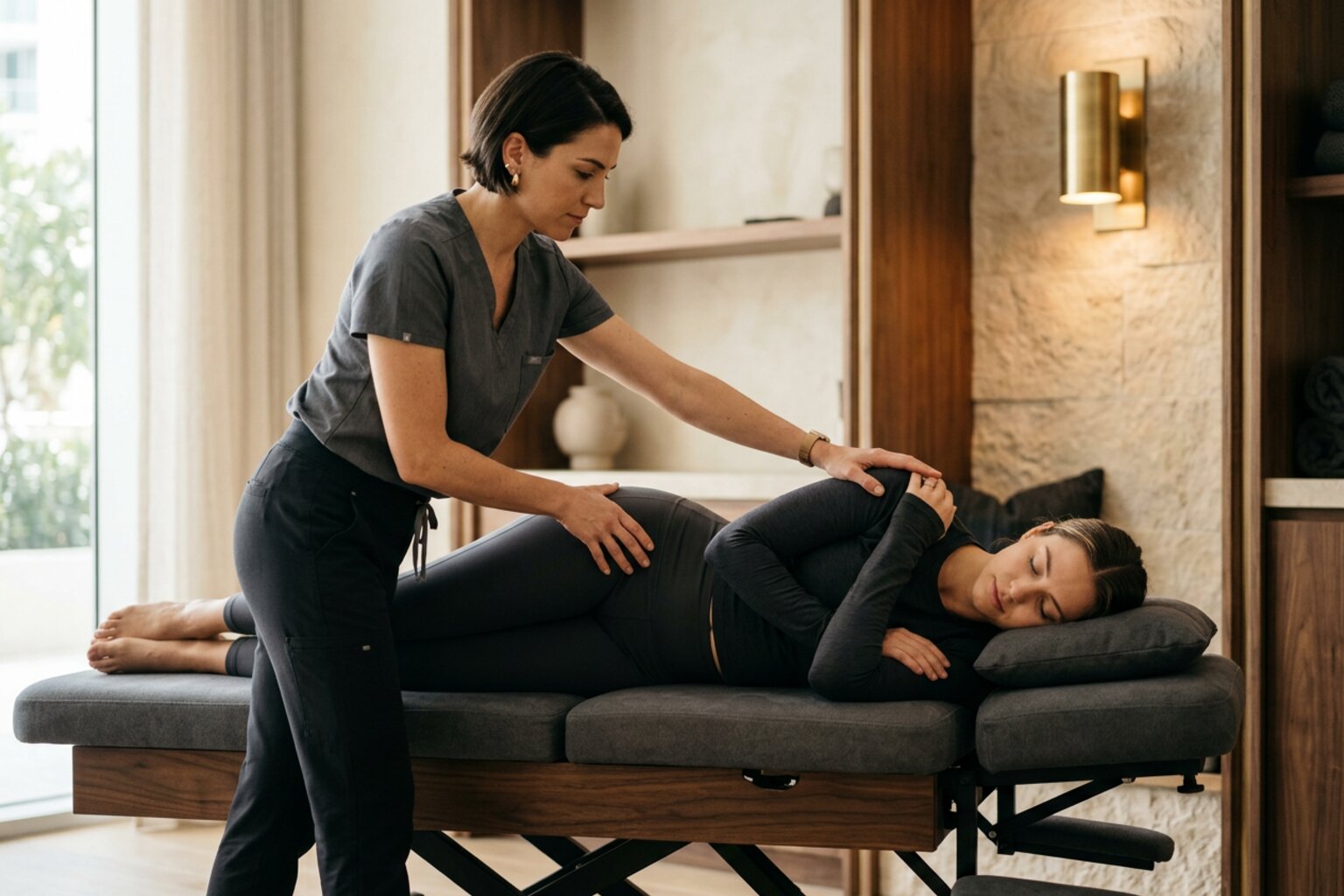 Focused movement assessment in a private clinical setting